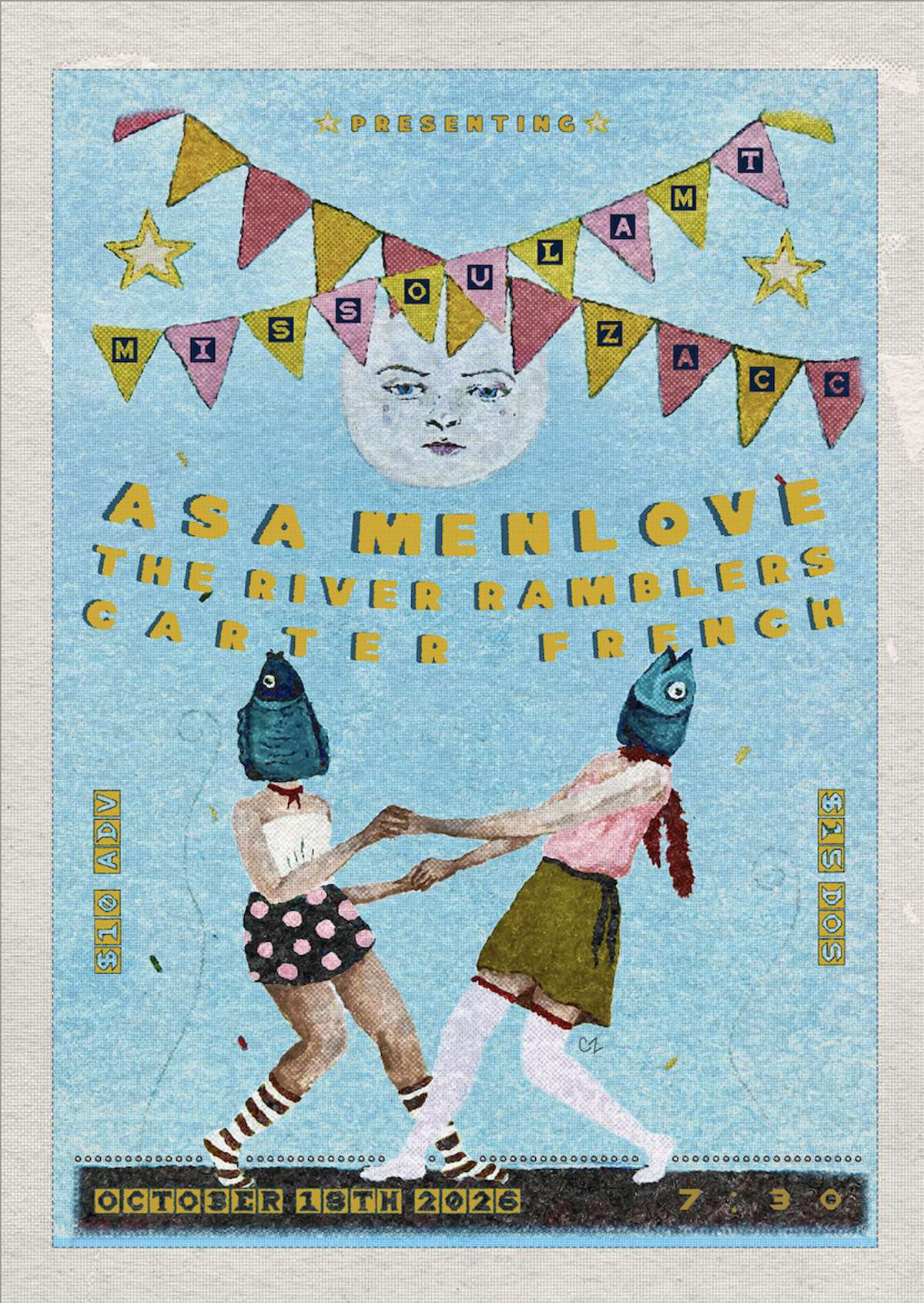 Asa Menlove w/ The River Ramblers & Carter French show image