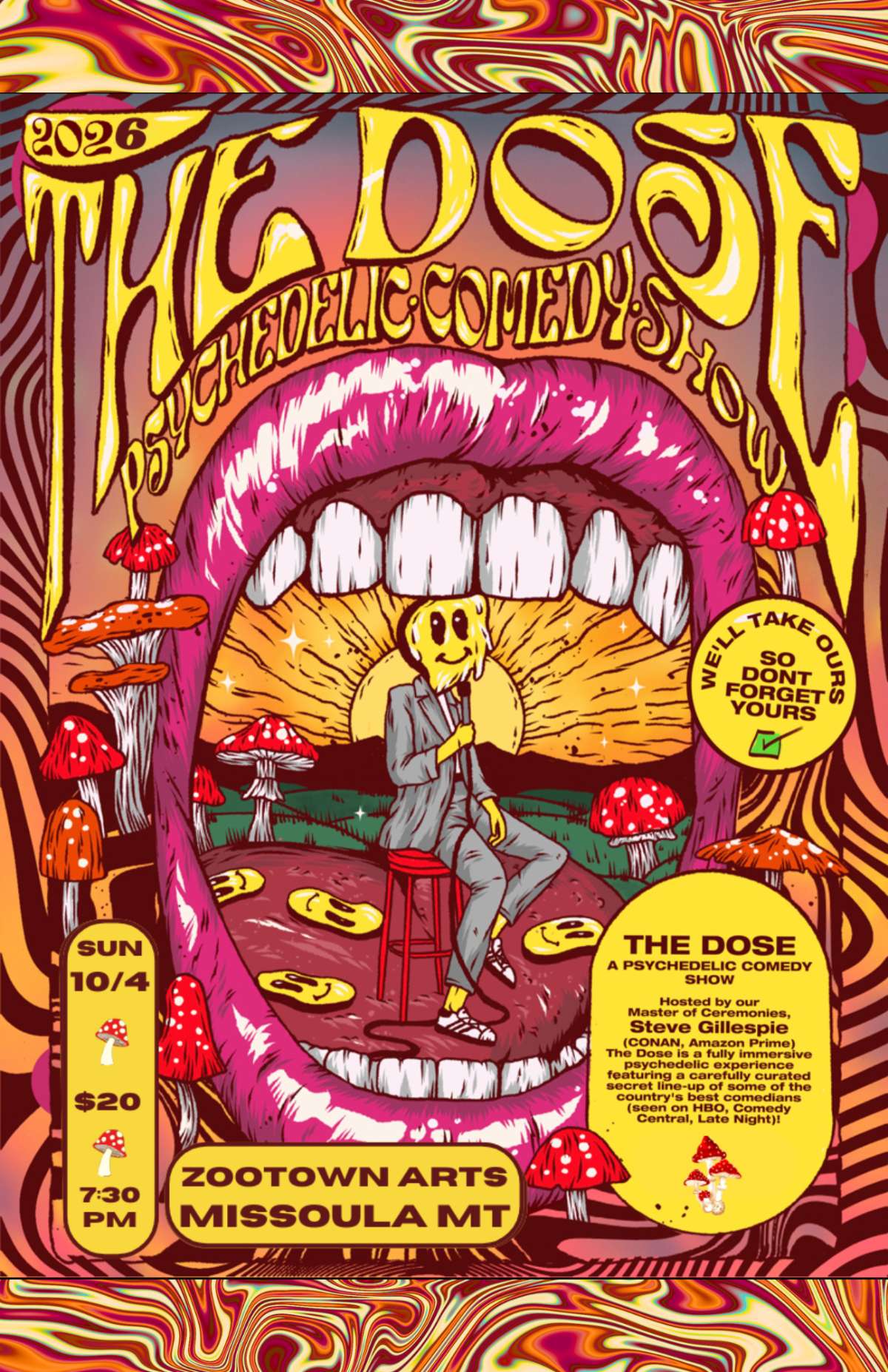 The Dose: Psychedelic Comedy Show (21+)